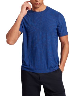 Jessper Jacquard Leaf Print Tee