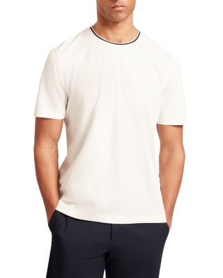 Hagen Branded T Texture Cotton Stretch Tee