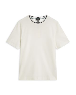 Hagen Branded T Texture Cotton Stretch Tee