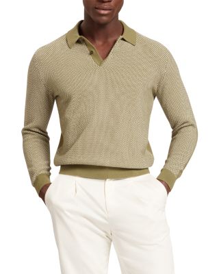 Ardo Textured Front Knitted Polo Shirt