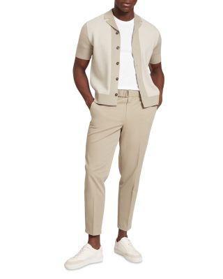 Padrig Herringbone Knit Colorblocked Shirt