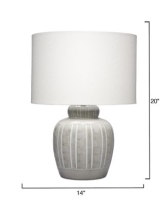Arthur Ceramic Table Lamp with Linen Shade