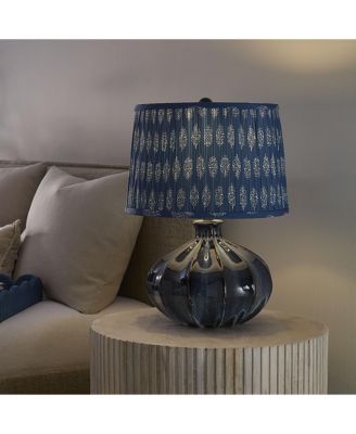 Hershey Ceramic Table Lamp with Cotton Shade