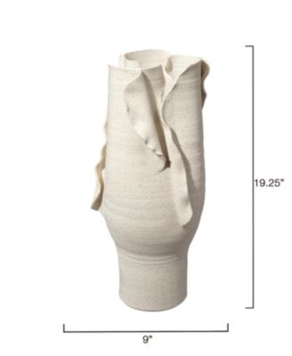 Severed Tall Porcelain Decorative Vessel