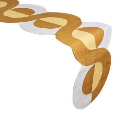 Misette - Bauhaus Embroidered Linen Table Runner