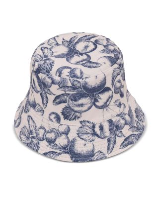 Reversible Fruit Print Bucket Hat