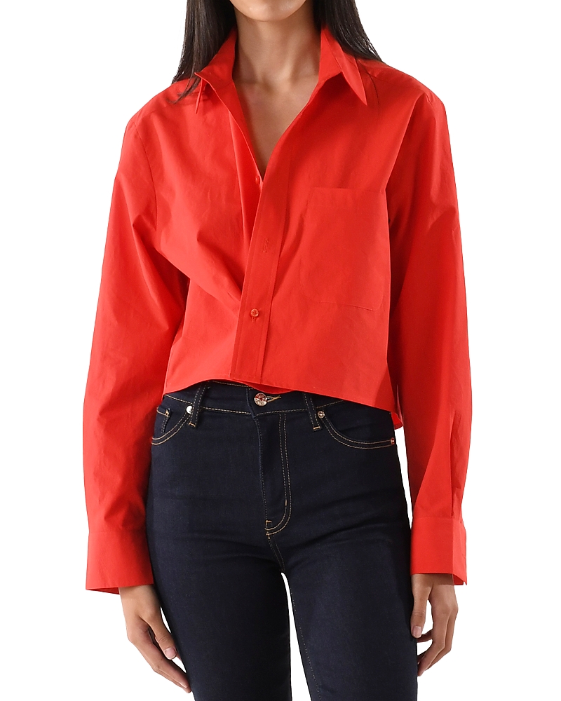 Testament Shorty Shirt In Red