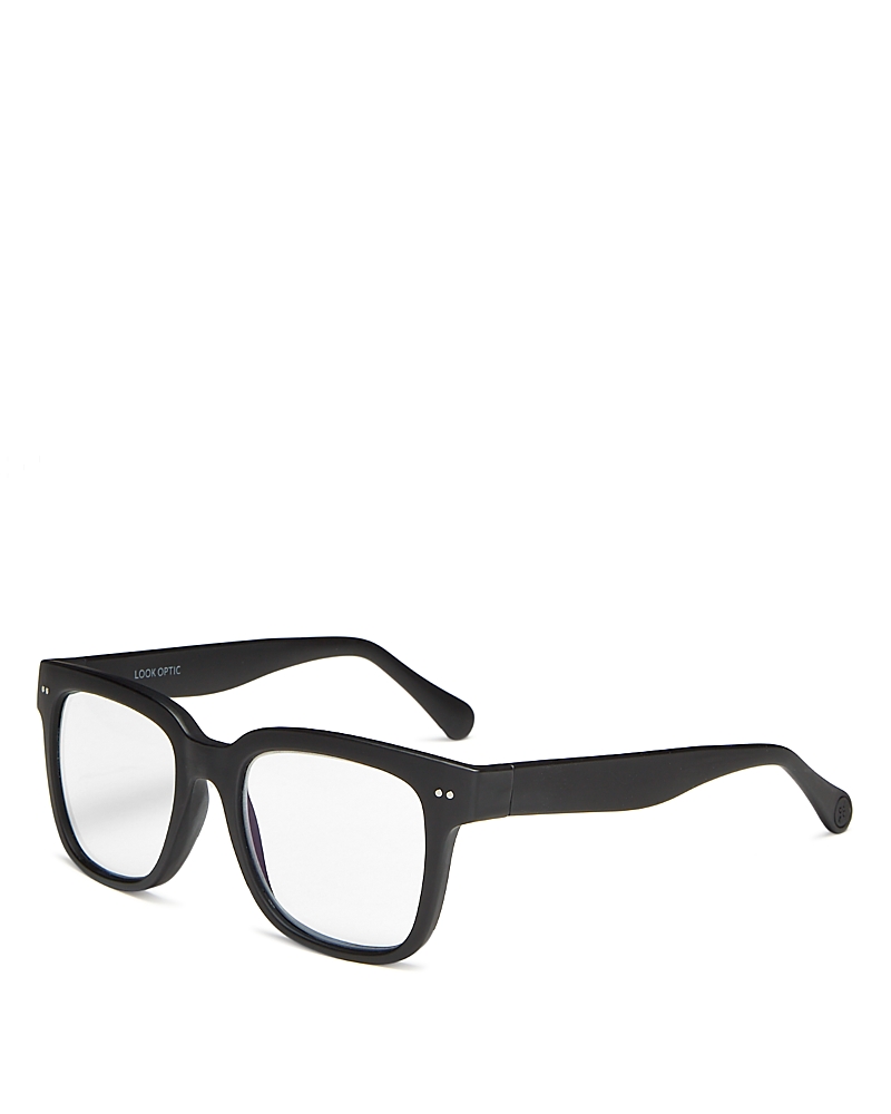 Look Optic Laurel Square Screen Glasses, 51mm In Black