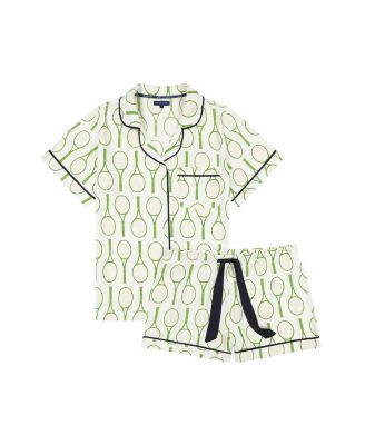 Tennis Time Pajama Shorts Set