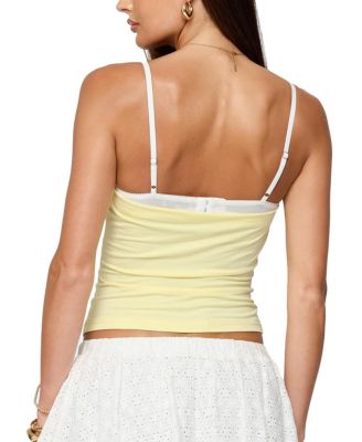 Linnea Layered Contrast Lacey Bra Top