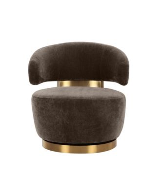TOV Furniture - Austin Recycled Fabric Swivel Chair