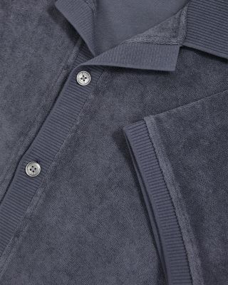 Short Sleeve Terry Camp Shirt