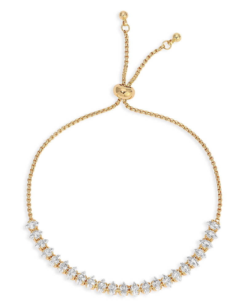 Ettika Radiant Cubic Zirconia Slider Bracelet In Gold