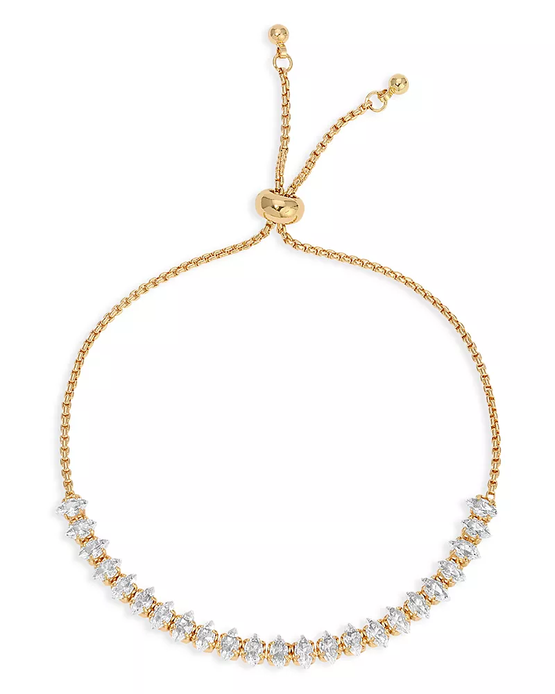 Ettika Radiant Cubic Zirconia Slider Bracelet