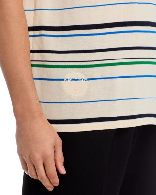 Regular Fit Striped Knit Polo