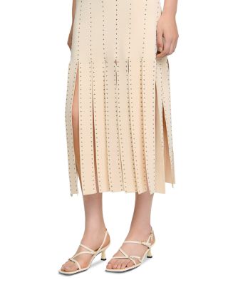 Carwash Hem Studded Maxi Dress