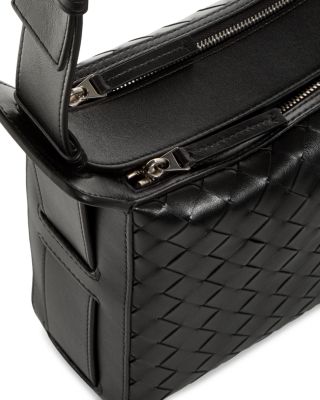 Intrecciato Leather Shoulder Bag