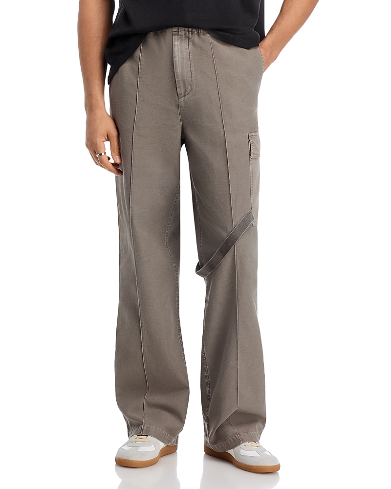 Helmut Lang Relaxed Fit Cargo Pants In Gray