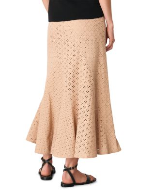 Embroidered Midi Skirt