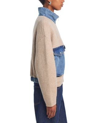 Sweater Bomber Jacket