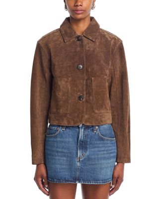 Suede Cropped Jacket