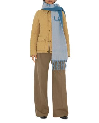 Reversible Logo Wool Blend Scarf