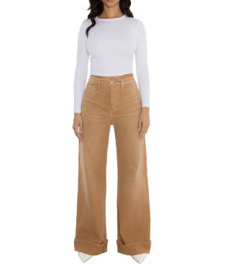  High Rise Adeline Cuffed Jeans