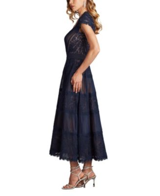 Boette Lace Tea-Length Dress