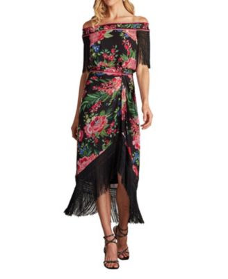 Kaiser Floral Fringe Midi Dress