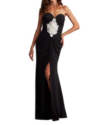 Sirota Center-Front Ruffle Gown