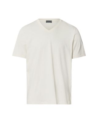 Cotton Solid V Neck Tee