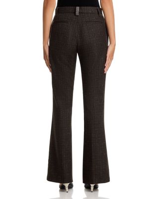 Prince Of Wales Bootcut Pants