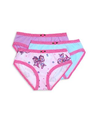 Esme - Girls' Stretch Lace Trim Underwear, 3 Pack - Little Kid, Big Kid