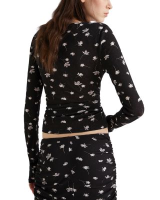 Sigma Ruched Long Sleeve Top 