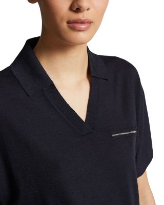 Cashmere &amp; Silk Polo