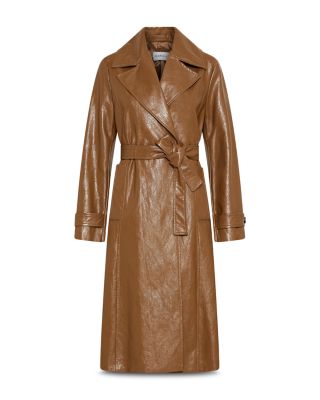 Soledad Faux Leather Coat