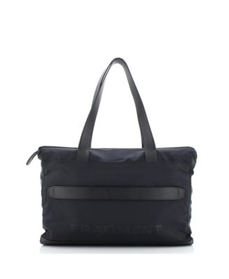 Medium Fragment Zip Tote Nylon with Leather