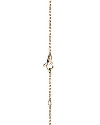14K Yellow Gold Icon Diamond Link Pendant Necklace, 16"-18"