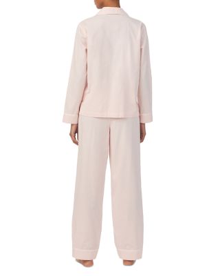 Long Sleeve Woven Pajama Set