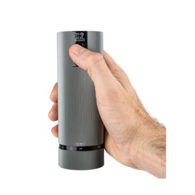 Line Electric Duo, u'Select, Carbon Pepper Mill and Aluminum Zirlion Salt Mill, 6"