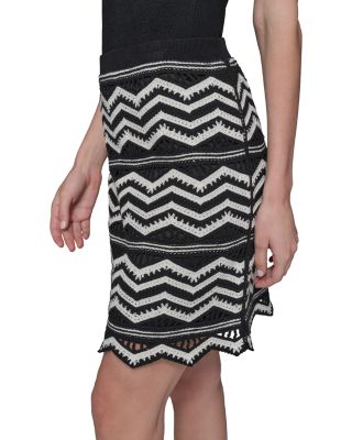 Chevron Knit Skirt