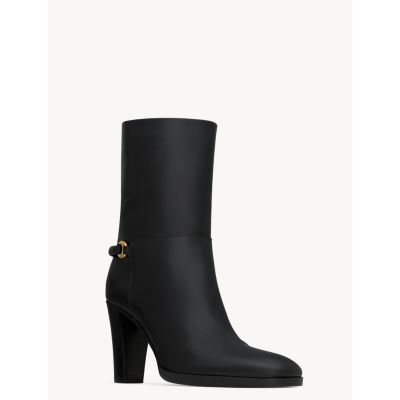 Saint Laurent Women's Sulpice Booties In Smooth Leather