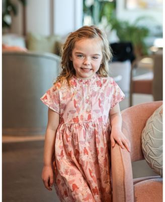 Girls' Artistry Poplin Short Sleeve Dress - Little Kid