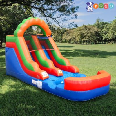  Inflatable Water Slide (Without Blower) - 21' x 9' x 12' Foot Backyard Inflatable Slide for Summer Fun - Slide with Water Pool for Kids