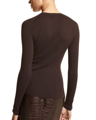 Cashmere Hutton Rib Top  