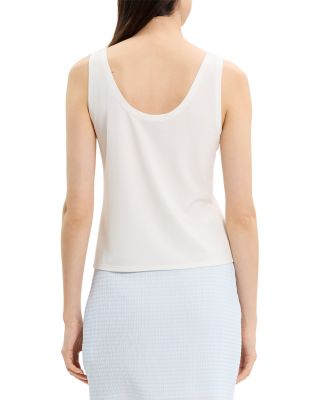 Sweater Trim Double Scoop Tank