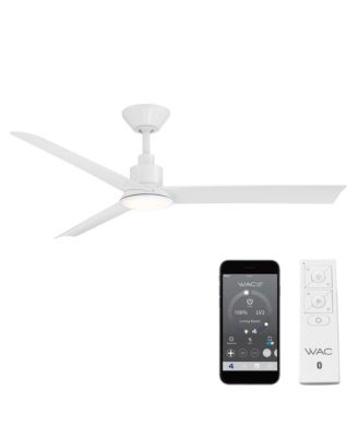 Smart Fans Flair 56in Selectable 2700-3000-4000-5000K LED Indoor or Outdoor Smart Home Ceiling Fan