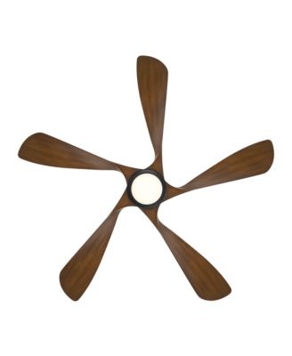 WAC Smart Fans Swirl 5 54in Selectable 2700-3000-4000-5000K LED Indoor or Outdoor Smart Home Ceiling Fan