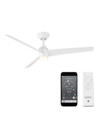 Smart Fans Novelle 52in Selectable 2700-3000-4000-5000K LED Indoor or Outdoor Smart Home Ceiling Fan