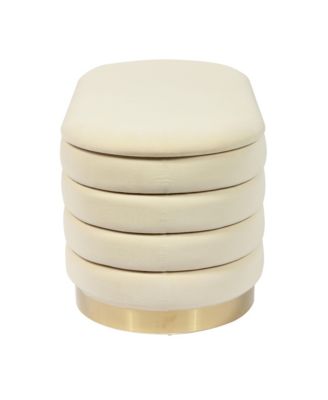 Lillian Velvet Storage Bench